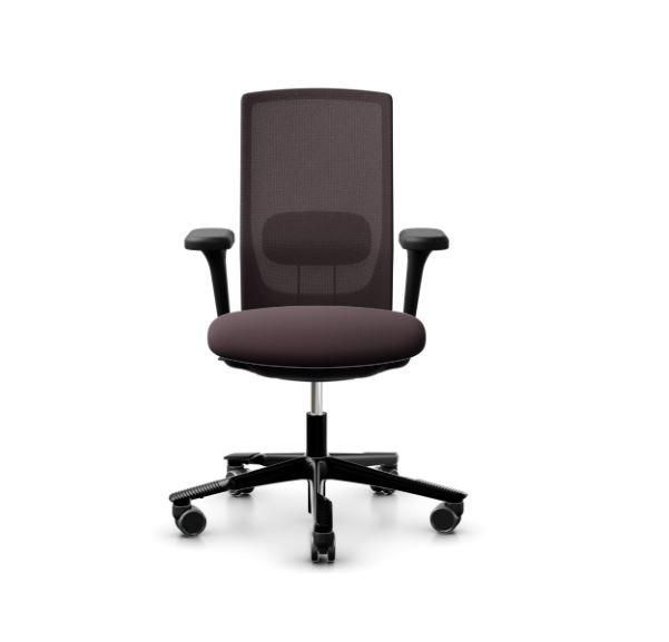 HAG Futu Mesh 3D ergonomische bureaustoel aubergine